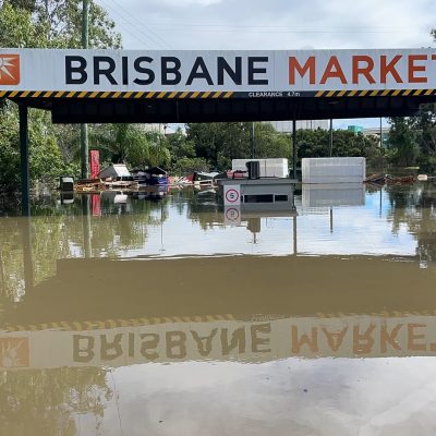Floods Hit Brisbane Rocklea Markets
